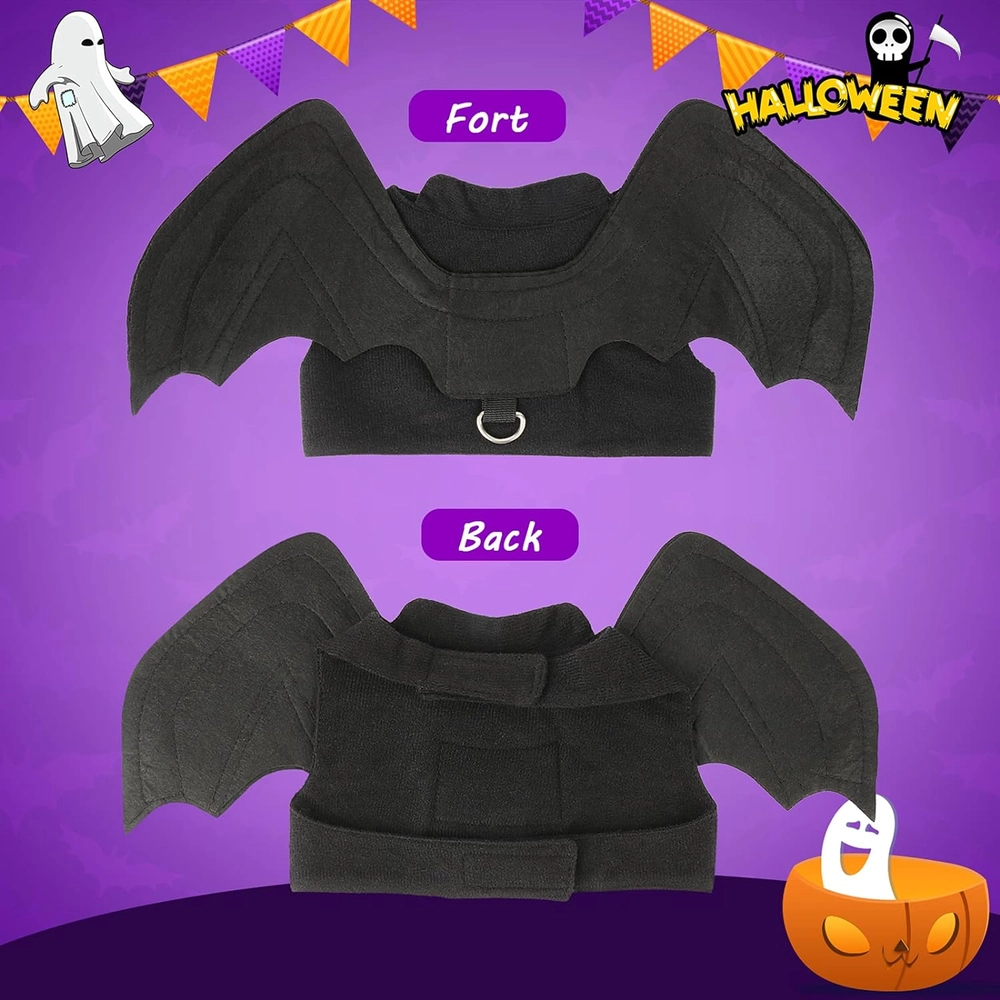 Rypet - Disfraz para Perros para Halloween Alas de Murciélago - Talla M