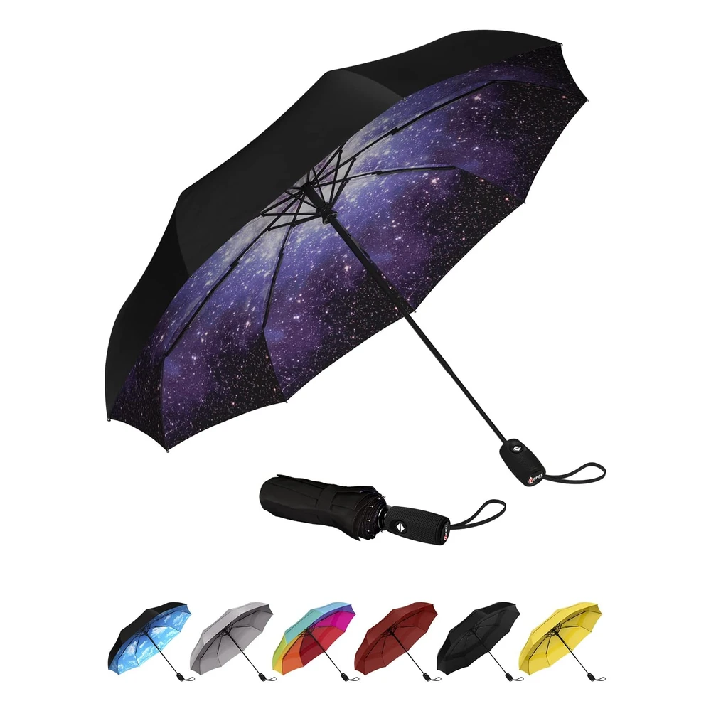 Repel Umbrella La Sombrilla de Viaje Portátil Original: Sombrilla Para La Lluvia a Prueba de Viento,Compacto Fuerte