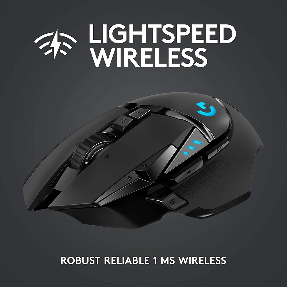 MOUSE GAMING INALÁMBRICO G502 LIGHTSPEED LOGITECH | NEGRO