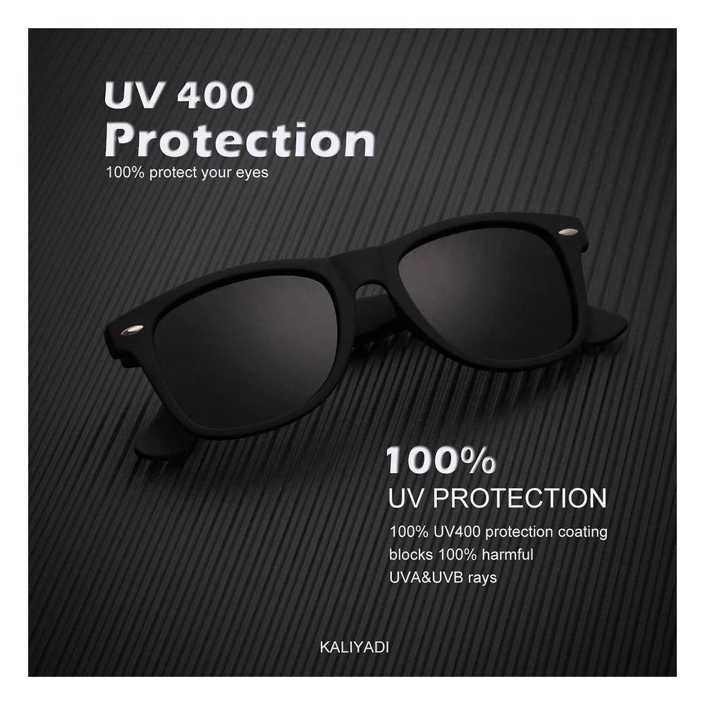 Kaliyadi Polarized Sunglasses For Men And Women Matte Finish Sun Glasses Color Mirror Lens Uv Blocking (3 Pack)