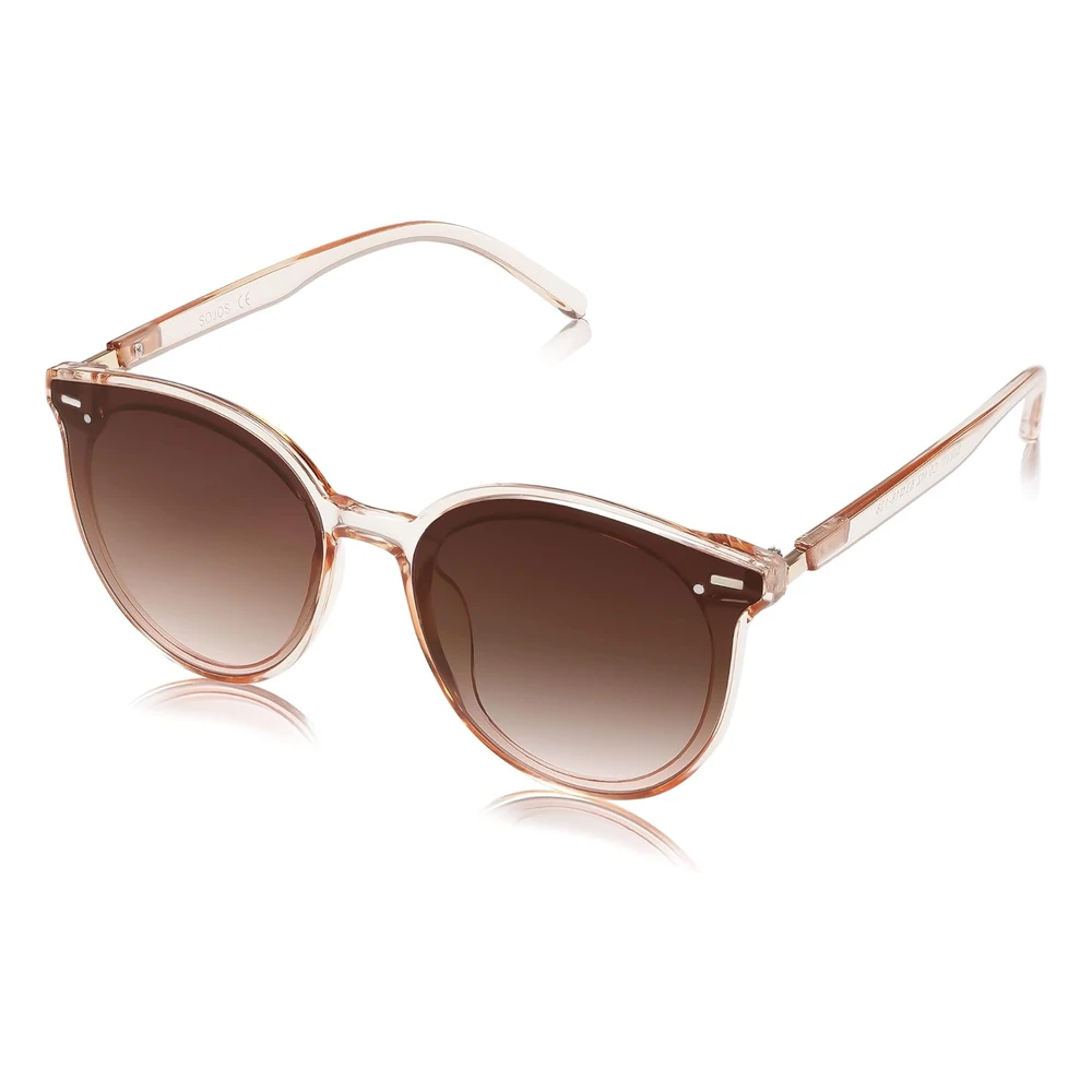 Sojos Sj2067 - Lentes de Sol Redondos Y Clásicos Para Mujeres Y Hombres, Diseño Retro Vintage, Marco de Plástico Grande