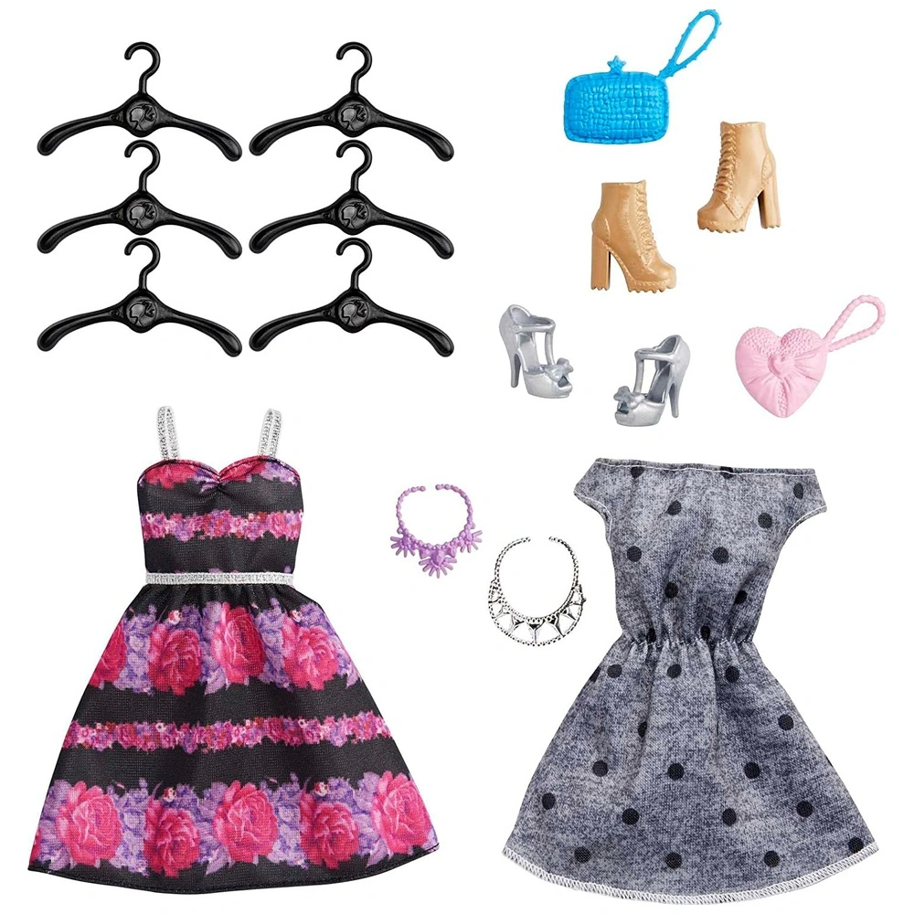 B07NGX7TDN-3.webp Barbie Fashionistas ultimate closet juguete portátil de moda con ropa accesorios y perchas