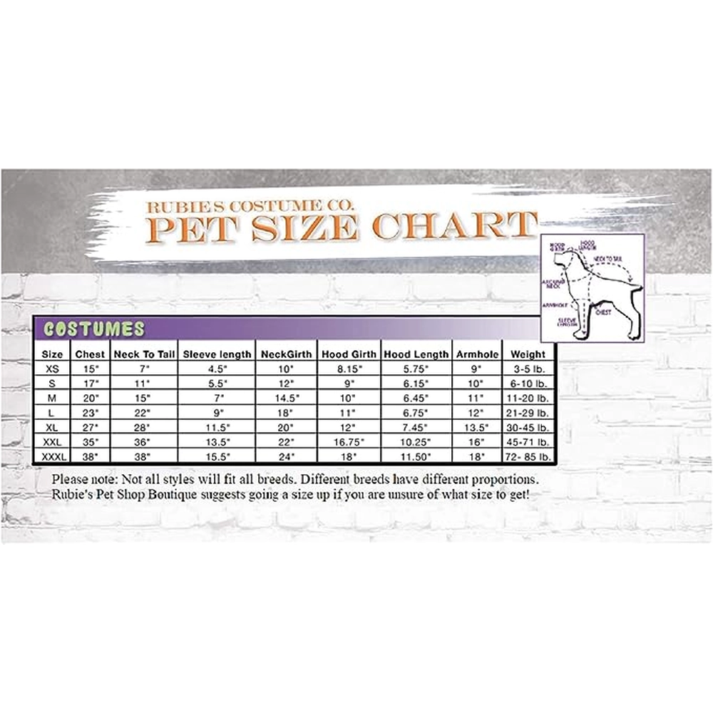 Rubie's Disfraz Unisex para Mascotas - Talla L
