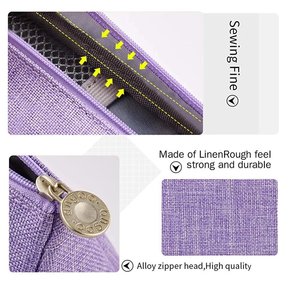 B07QJY95JF_4.webp EASTHILL - ESTUCHE PARA LÁPICES DE GRAN CAPACIDAD ESCOLAR, OFICINA Y COLEGIAL PARA NIÑOS Y ADULTOS - MORADO