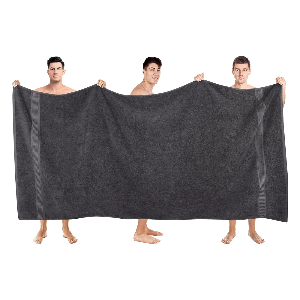 B07VN49QF5_2.webp Utopia Towels - Toalla de Baño Jumbo, 2 Unidades, Toalla Extragrande 100% Algodón Hilado En Anillo de 21.16 Oz/M² (35 x 70",Gris)
