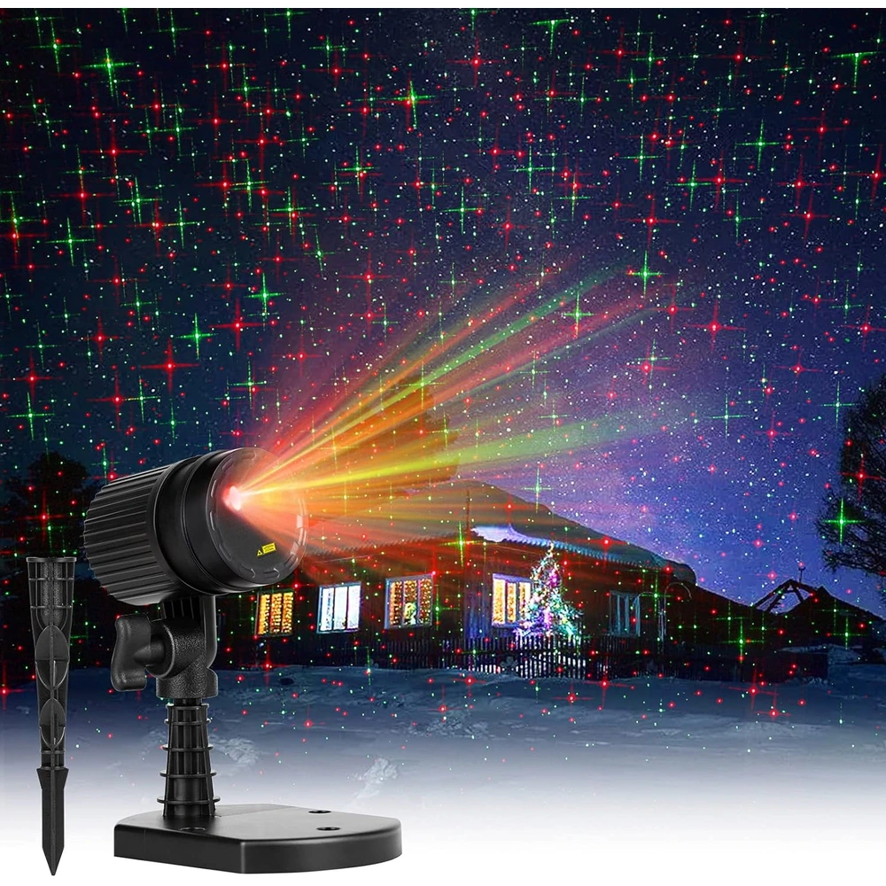 PROYECTOR DE LUCES AL AIRE LIBRE HALLOWEEN CHRISTMAS