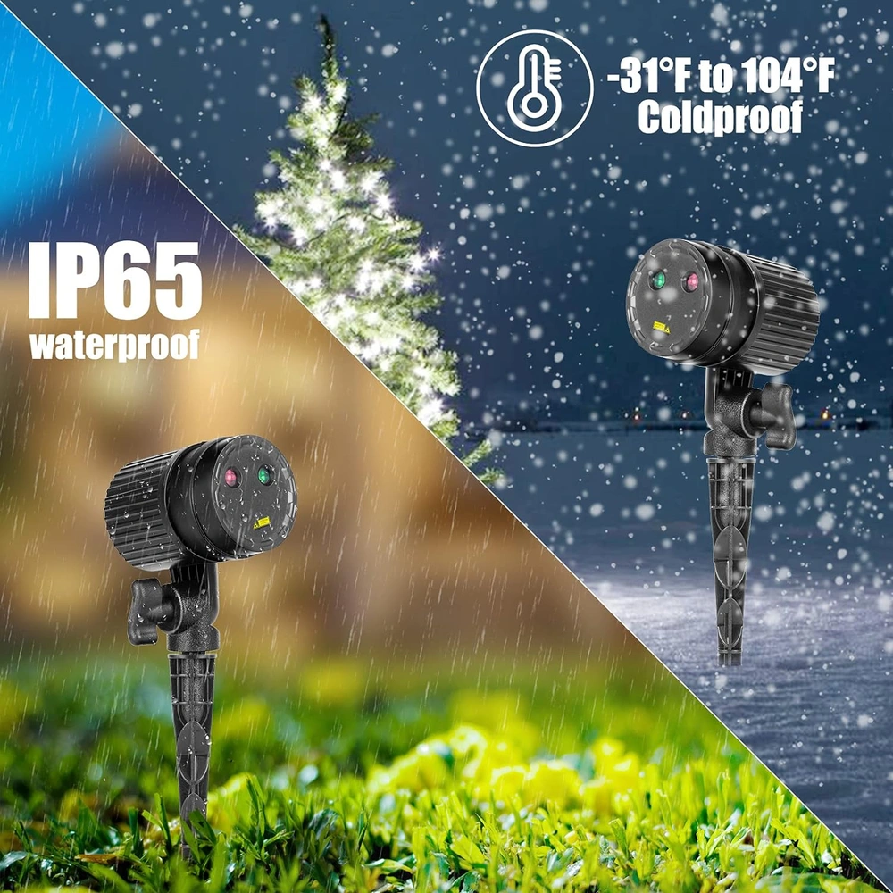 PROYECTOR DE LUCES AL AIRE LIBRE HALLOWEEN CHRISTMAS