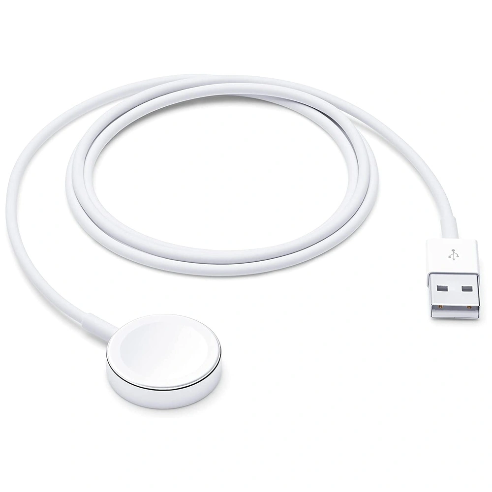 CABLE CARGA MAGNÉTICA A USB PARA WATCH APPLE | BLANCO