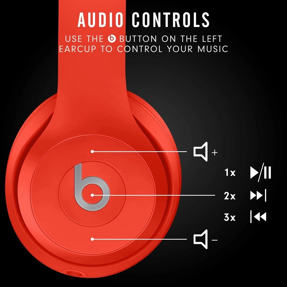 AUDÍFONOS INALÁMBRICOS BEATS SOLO3 | ROJIZO