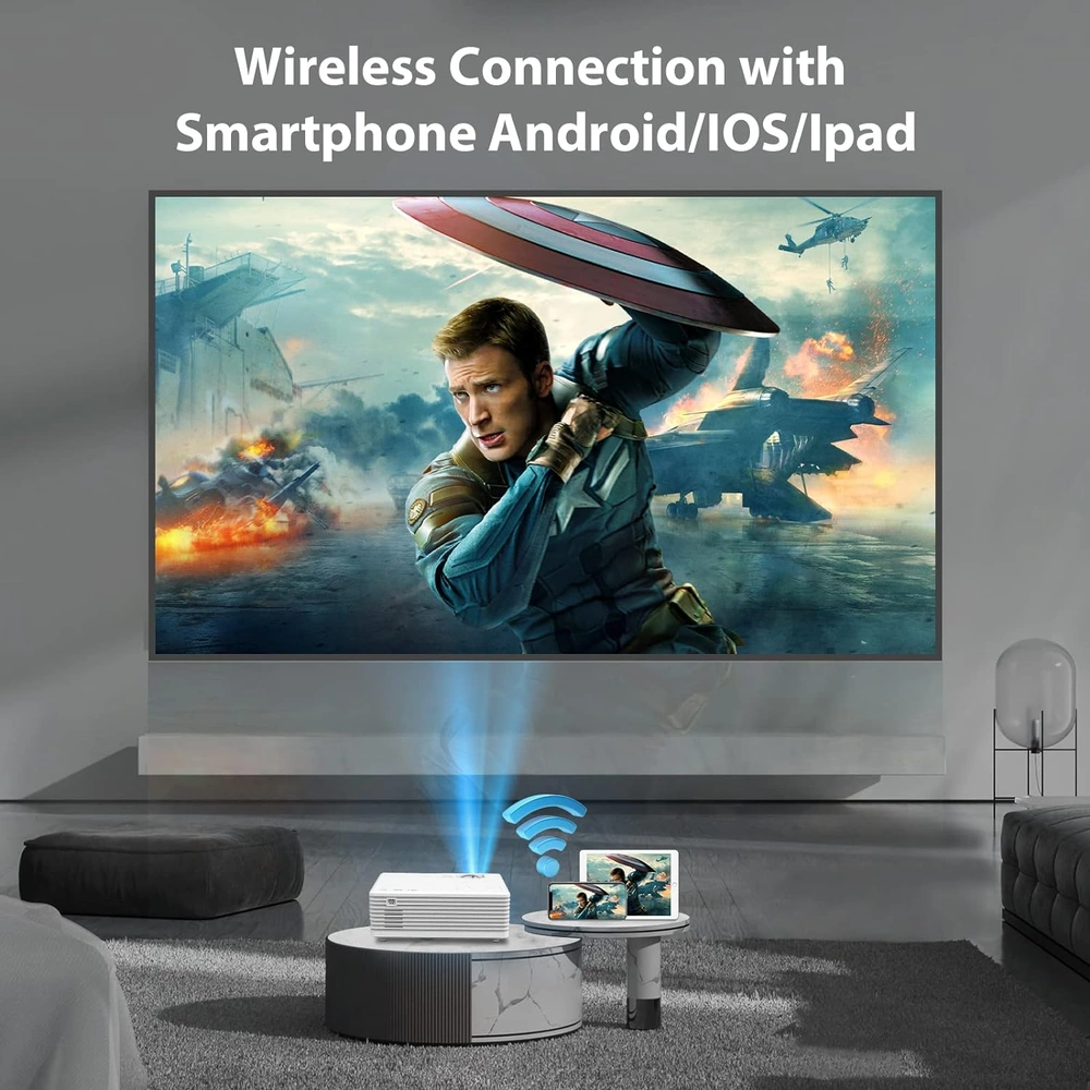 PROYECTOR WIFI BLUETOOTH COMPATIBLE 9500L FULL HD 1080P