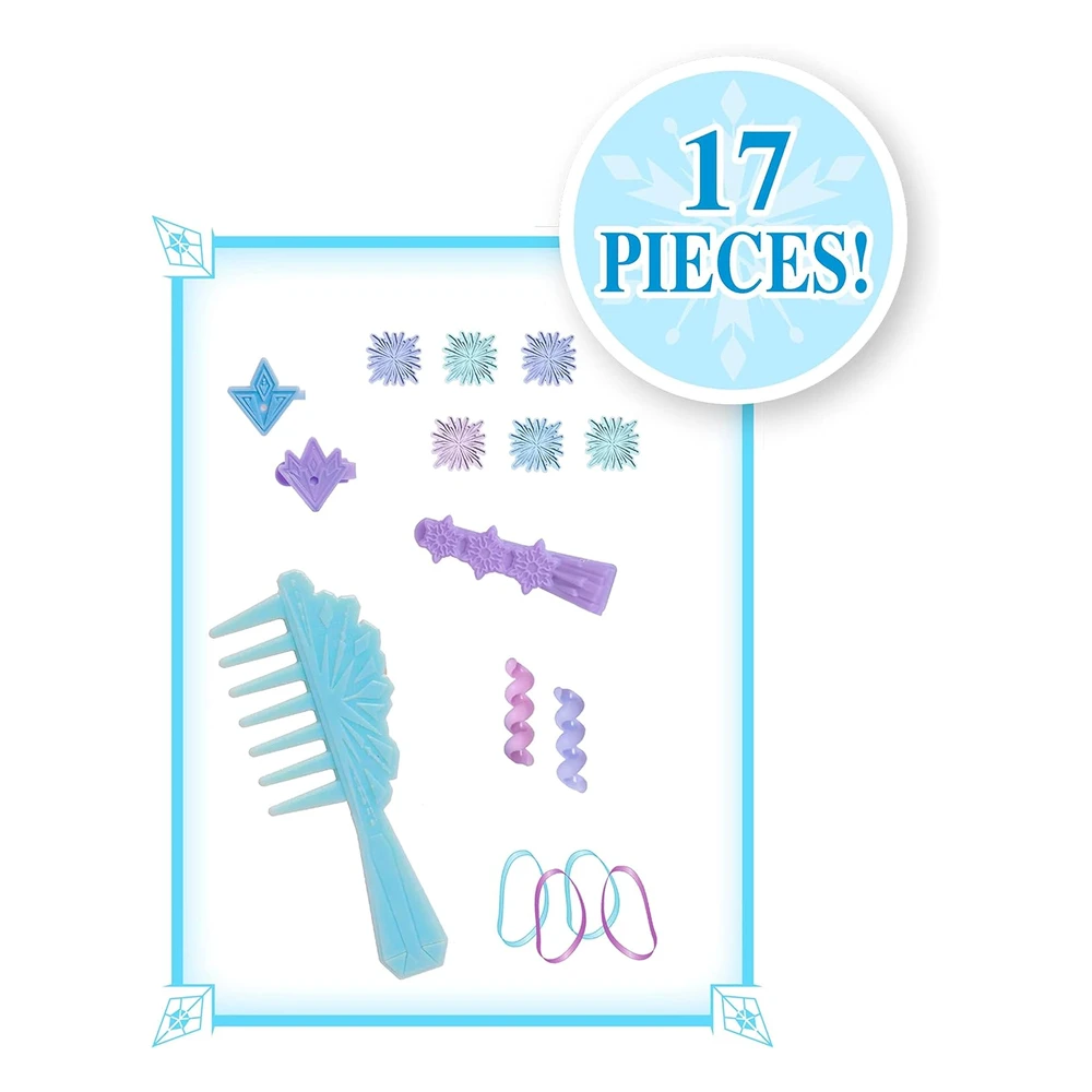 CABEZAL DE PEINADO ELSA DISNEY JUST PLAY 2 CON 18 PIEZAS Y ACCESORIOS RUBIO