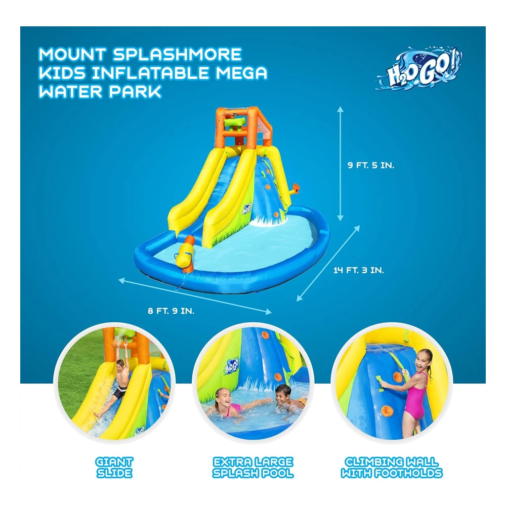 Bestway H2ogo! Mount Splashmore - Parque Acuático Inflable Para Niños