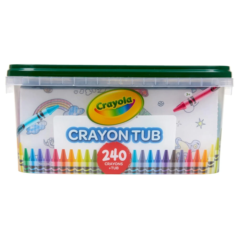 B084ZQVW1W_0.webp CRAYOLA TINA DE CRAYÓN – 120 COLORES (240 QUILATES), JUEGO DE CRAYONES A GRANEL PARA AULAS, SUMINISTROS DE ARTE