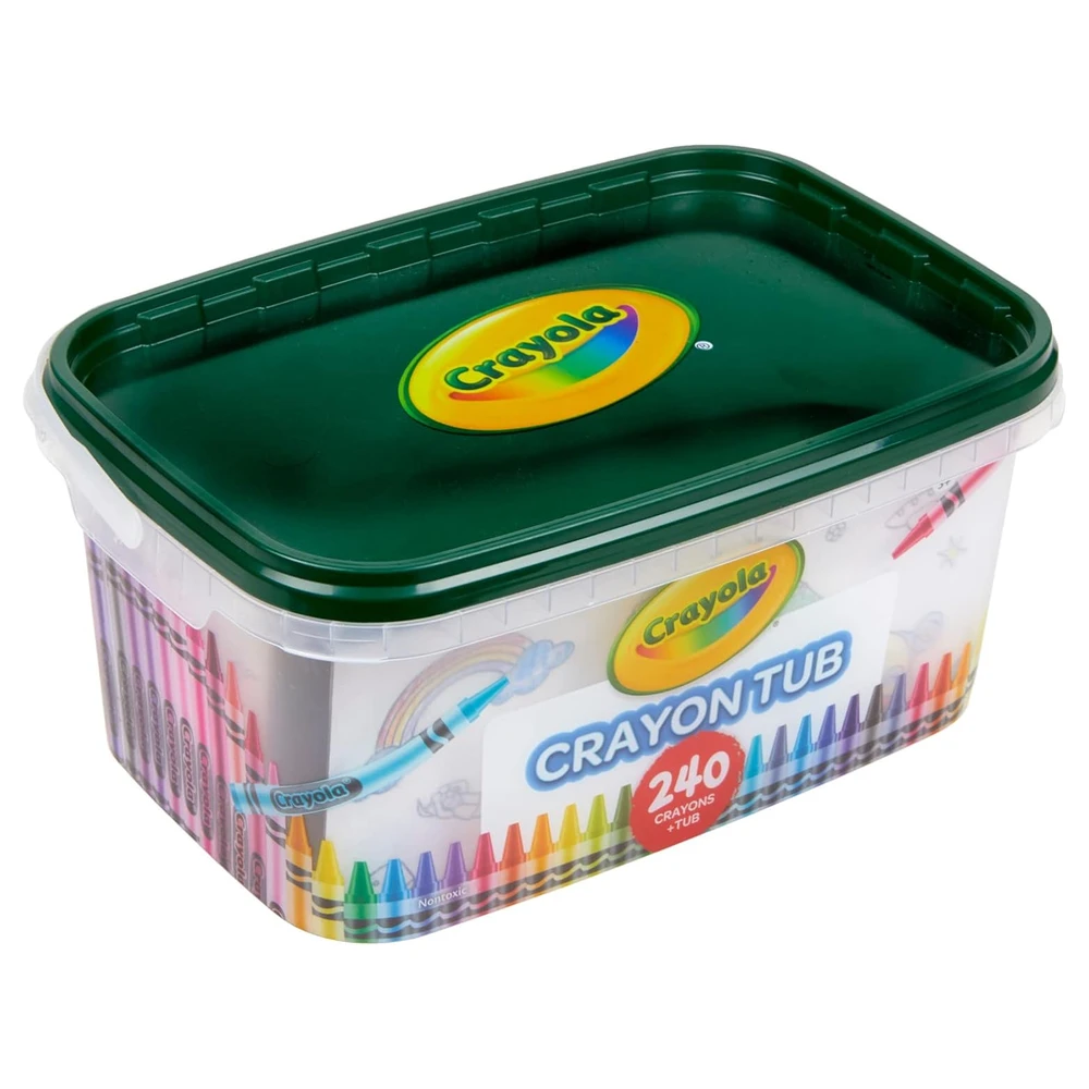 B084ZQVW1W_2.webp CRAYOLA TINA DE CRAYÓN – 120 COLORES (240 QUILATES), JUEGO DE CRAYONES A GRANEL PARA AULAS, SUMINISTROS DE ARTE