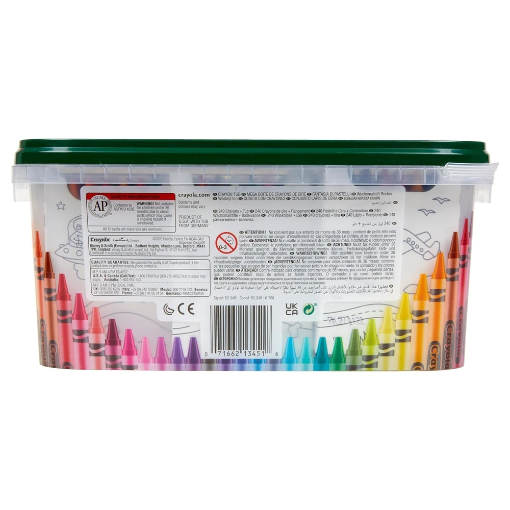 B084ZQVW1W_3.webp CRAYOLA TINA DE CRAYÓN – 120 COLORES (240 QUILATES), JUEGO DE CRAYONES A GRANEL PARA AULAS, SUMINISTROS DE ARTE