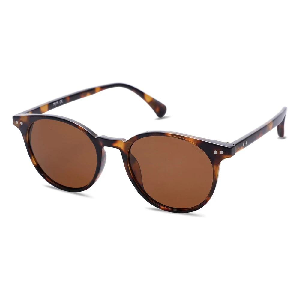 Sojos Lentes de Sol Polarizados, Cuadrados Y Pequeños, Unisex, con Cristales Espejados Poligonales, Sj1072