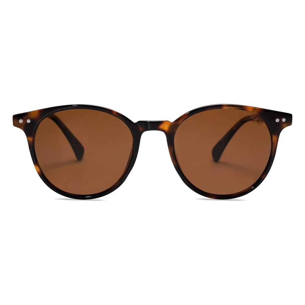 Sojos Lentes de Sol Polarizados, Cuadrados Y Pequeños, Unisex, con Cristales Espejados Poligonales, Sj1072