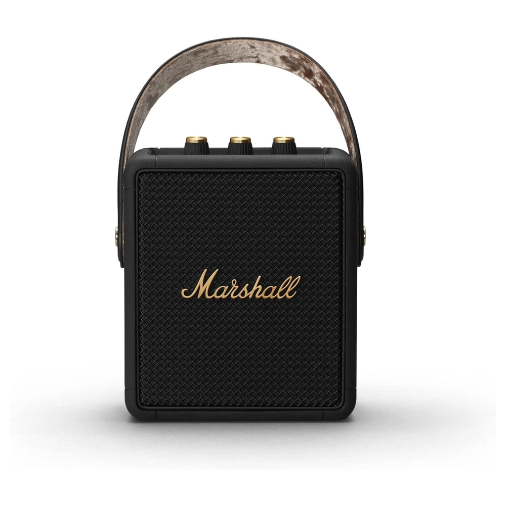 ALTAVOZ BLUETOOTH PORTÁTIL STOCKWELL II MARSHALL | NEGRO Y LATÓN