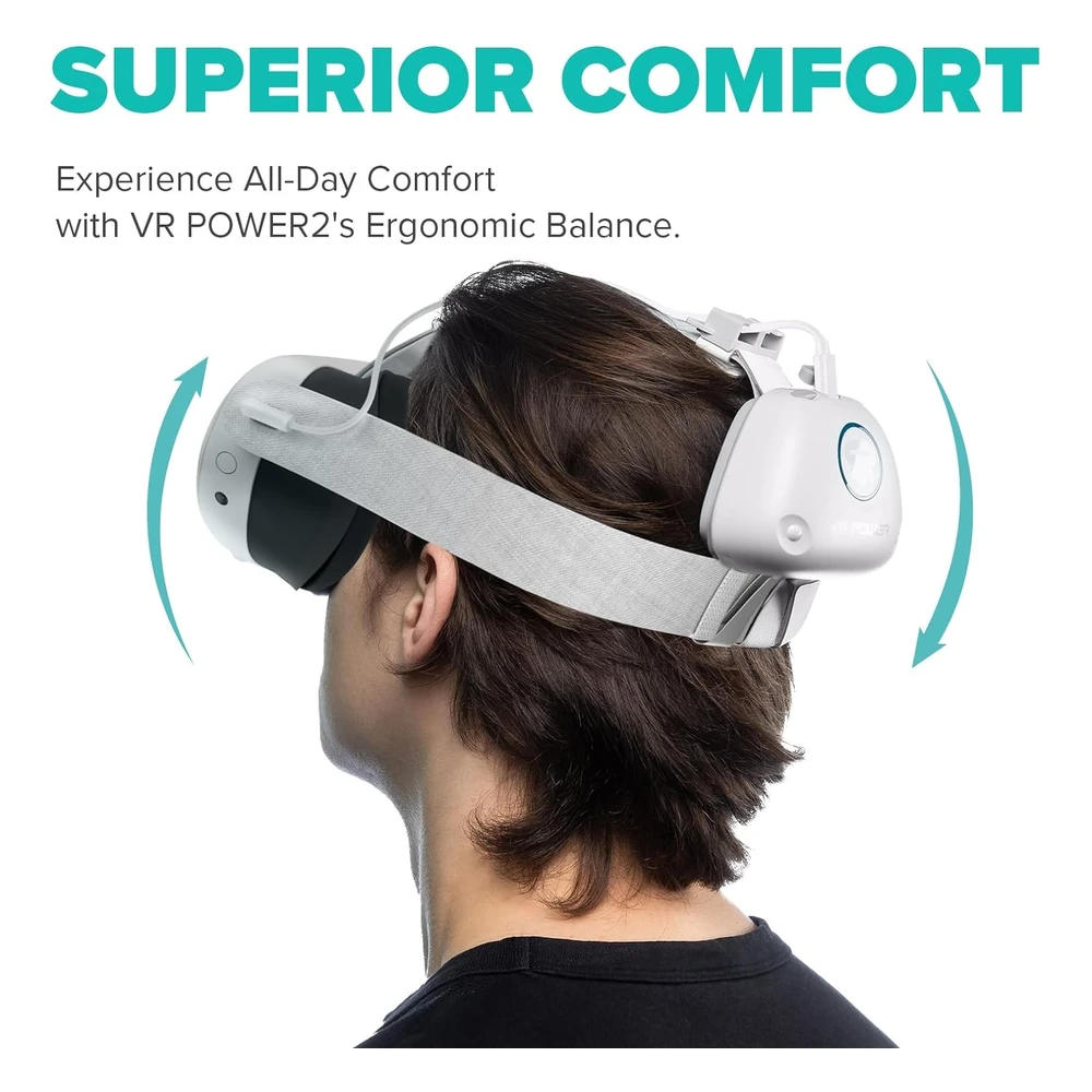 PAQUETE DE BATERÍA PARA AURICULARES VR META QUEST 3 Y QUEST 2 | 10000 MAH