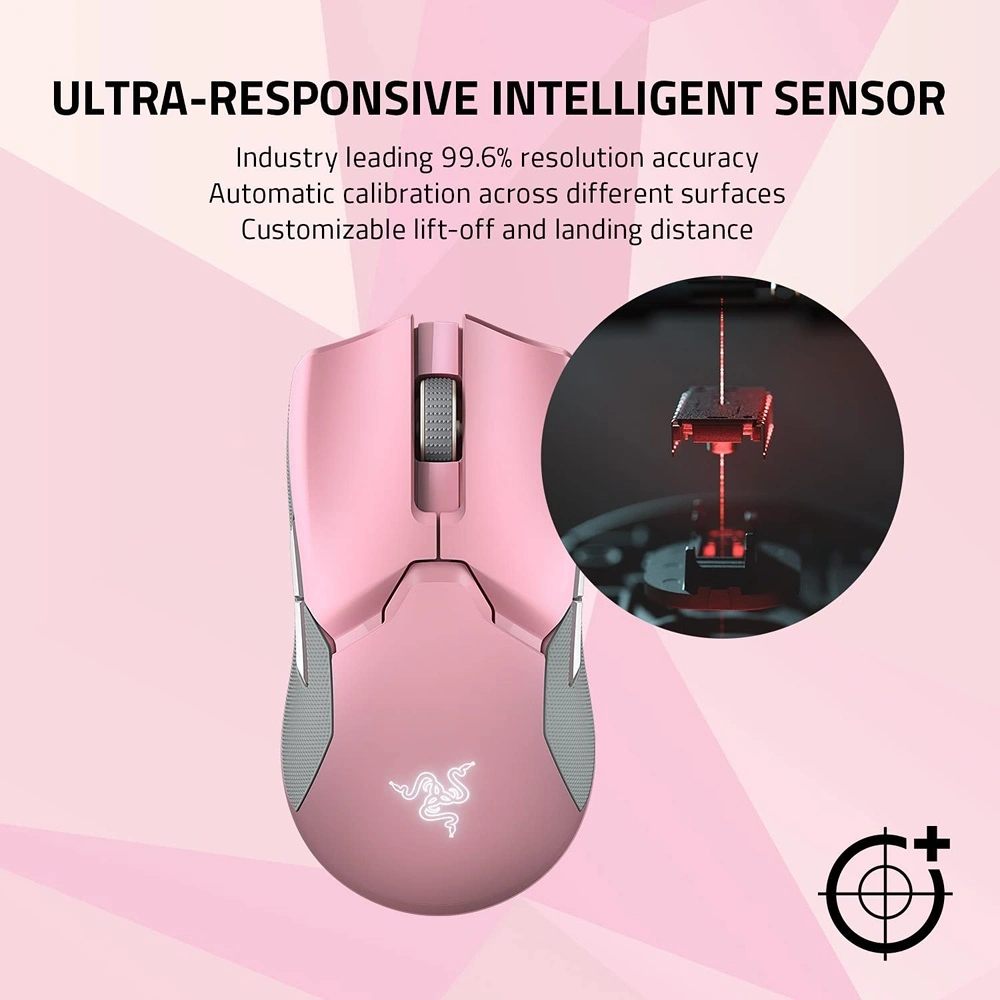 RAZER GAMING VIPER MOUSE INALÁMBRICO RAZER | ROSADO