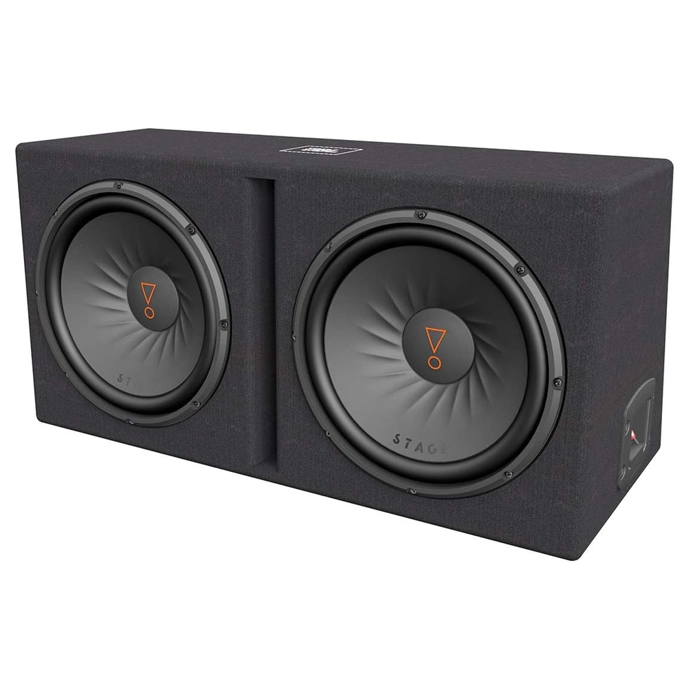 SUBWOOFER JBL CARCASA DOBLE CON PUERTO DE 12" | NEGRO