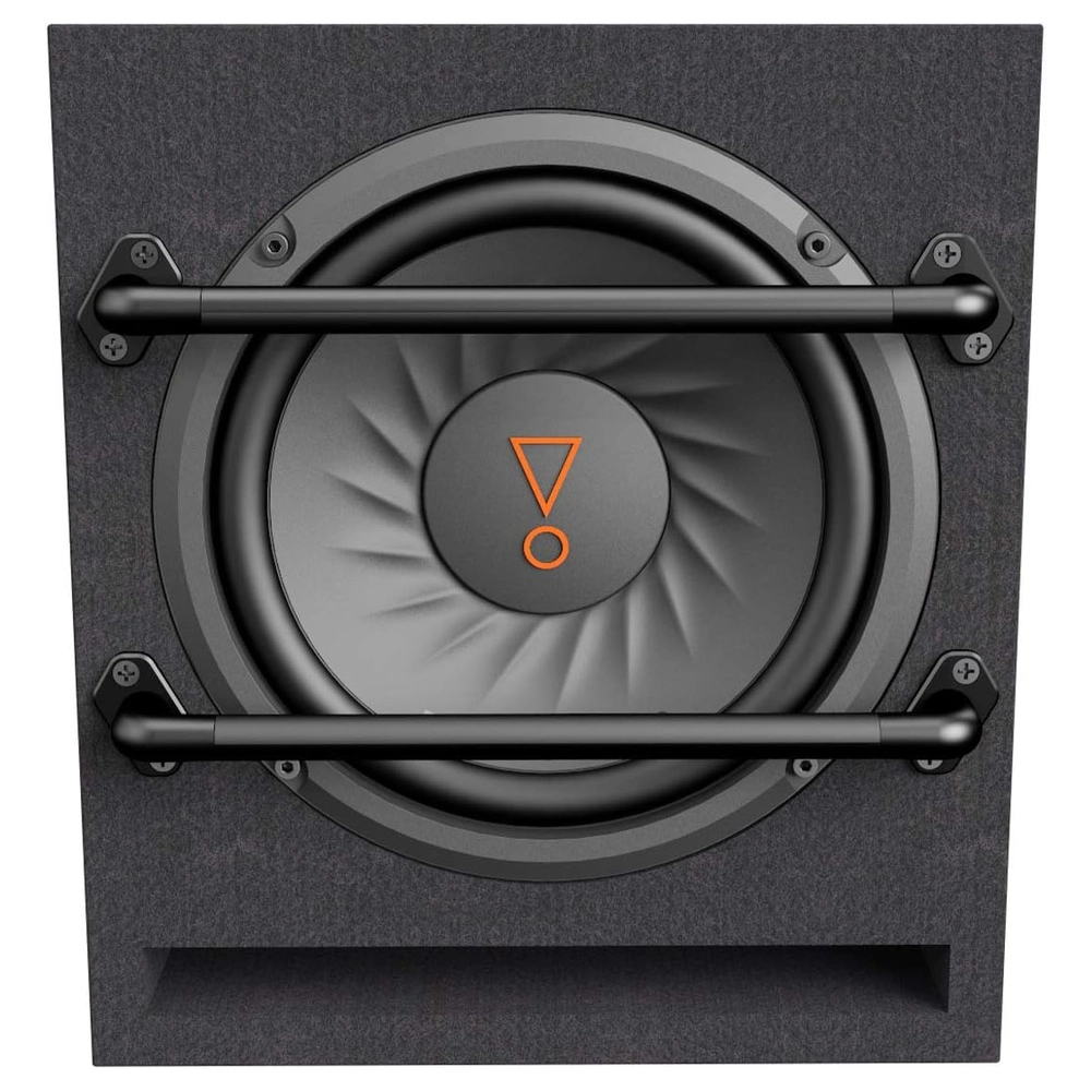 SUBWOOFER JBL CON PUERTO AMPLIFICADO DE 8" | NEGRO