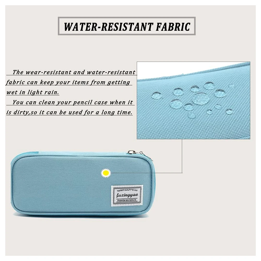B091K7N7YX_4.webp ESTUCHE PARA LÁPICES CON VARIAS RANURAS, CARTUCHERA PARA NIÑOS Y ADULTOS, PARA OFICINA Y ESCUELA – AZUL