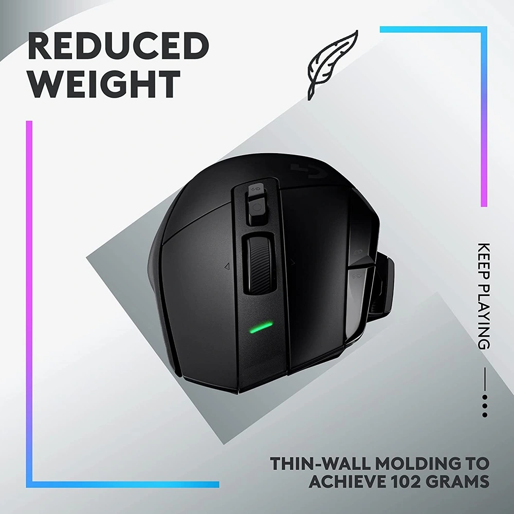 MOUSE GAMING INALÁMBRICO G502 X LIGHTSPEED LOGITECH | NEGRO