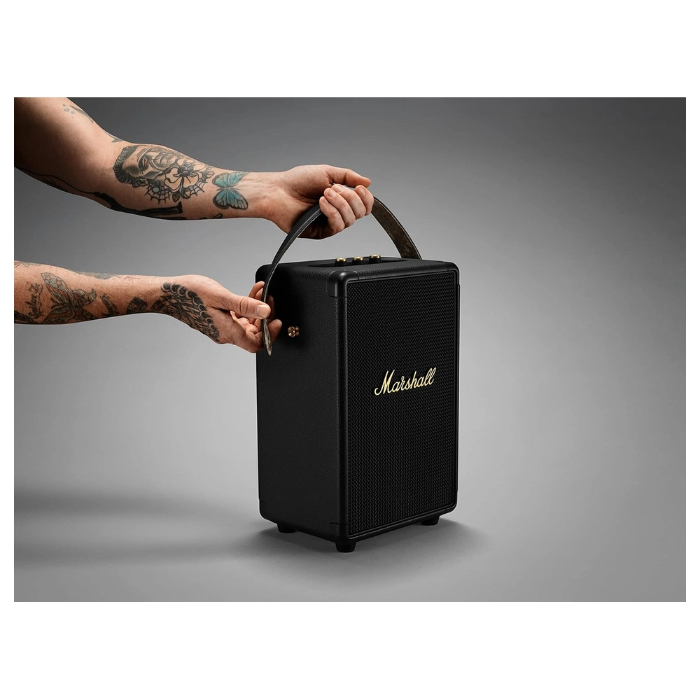 ALTAVOZ BLUETOOTH MARSHALL TUFTON | NEGRO Y LATÓN