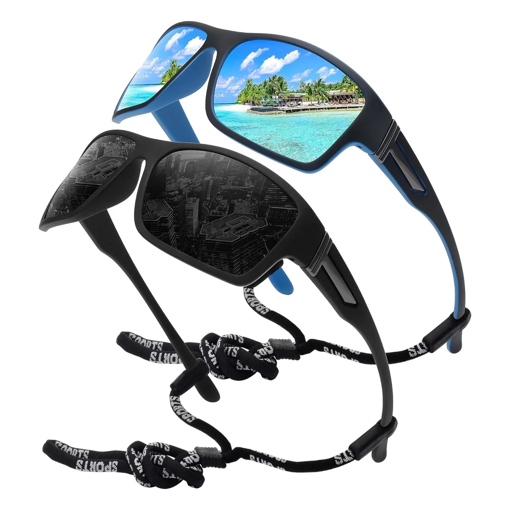 Storycoast Gafas de Sol Deportivas Polarizadas Para Hombres Y Mujeres, Marco Irrompible, Ciclismo, Pesca, Conducción