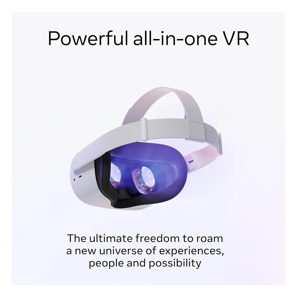 AUDÍFONOS AVANZADOS DE REALIDAD VIRTUAL TODO EN UNO META QUEST 2 | 128 GB