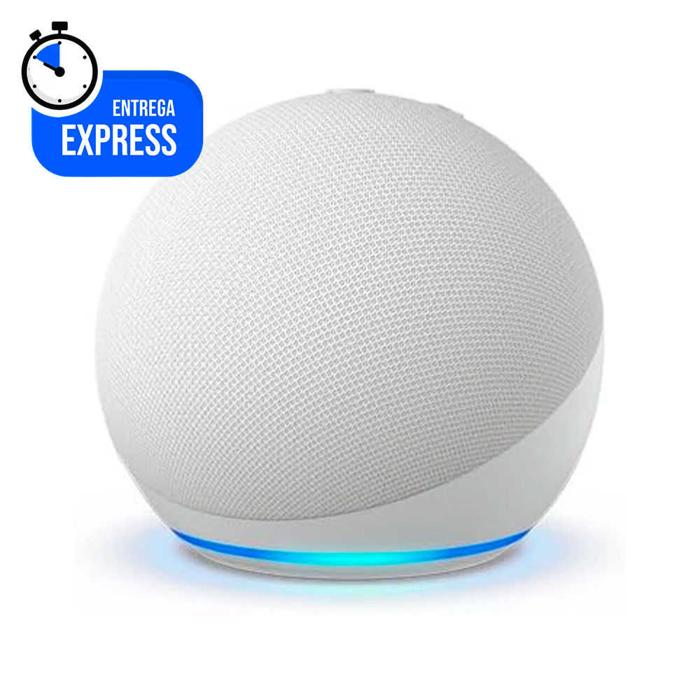 PARLANTE INTELIGENTE AMAZON ECHO DOT 5TA GENERACIÓN, CONTROL DE VOZ ALEXA, WI-FI, BLUETOOTH | BLANCO