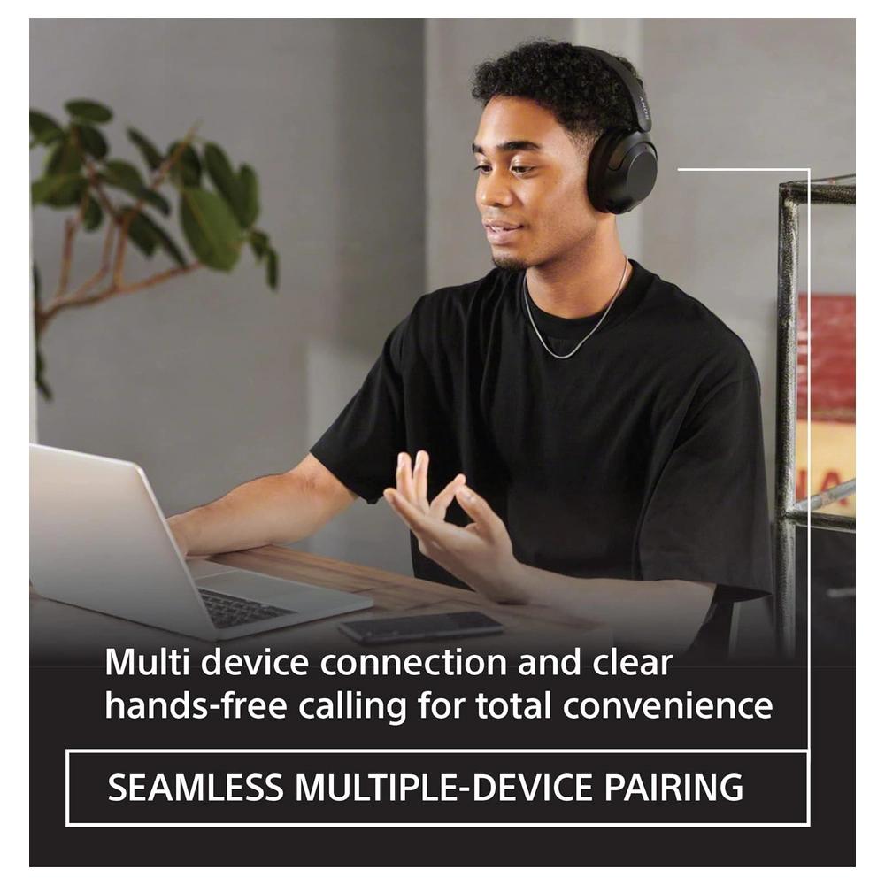 AUDÍFONOS WH-XB910N EXTRA BASS BLUETOOTH CON MICRÓFONO Y CONTROL DE VOZ SONY | NEGRO