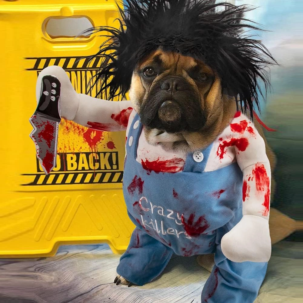 Disfraz para Perros Disfraz Ajustable de Cosplay para Perros - Talla L
