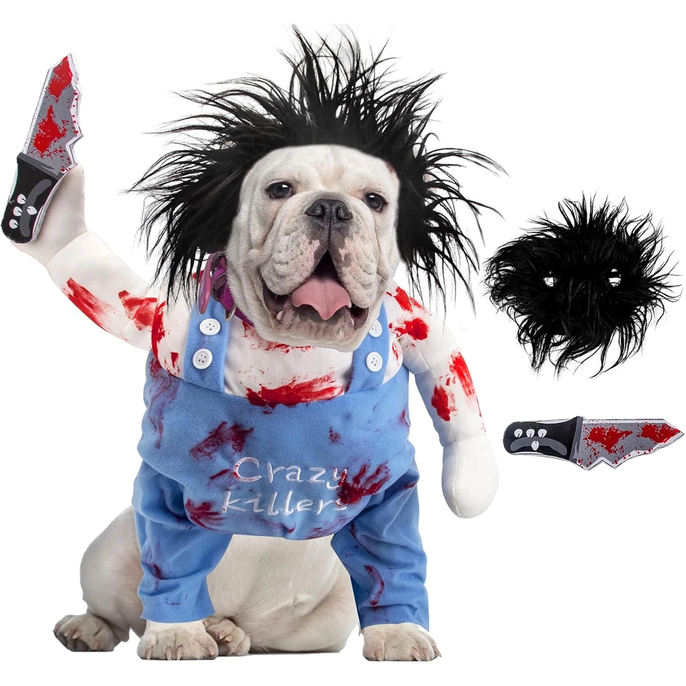 Disfraz para Perros Disfraz Ajustable de Cosplay para Perros - Talla S