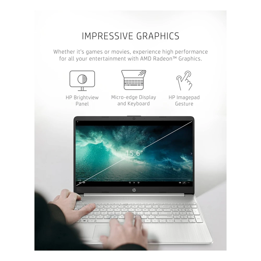 B09J1PS4TG_3.webp LAPTOP 15 HP AMD RYZEN 3-5300U 8GB RAM SSD 256GB HD 15.6" 720P | PLATA NATURAL - TECLADO INGLÉS