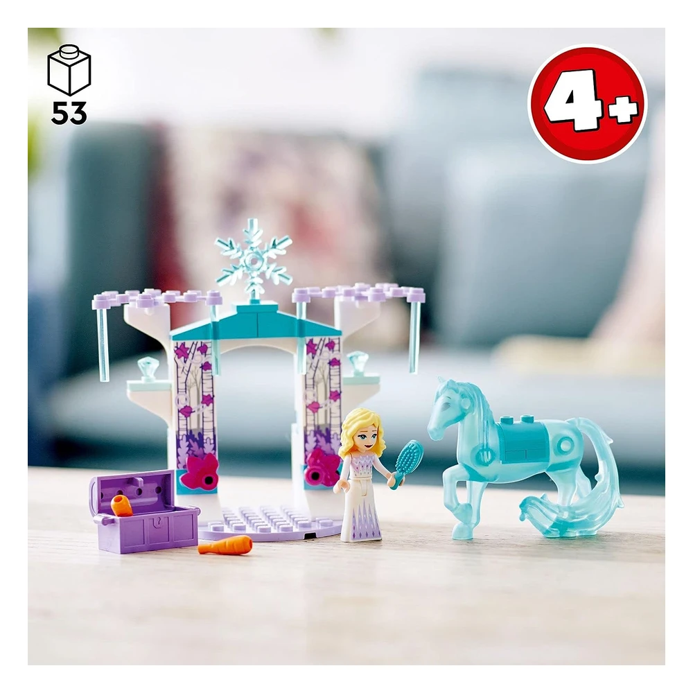 B09JKXK4M8_2.webp Lego Disney Princess Elsa And The Nokk's Ice Stable - Juguete de Construcción Disney Frozen Toy con Figura de Caballo de Juguete