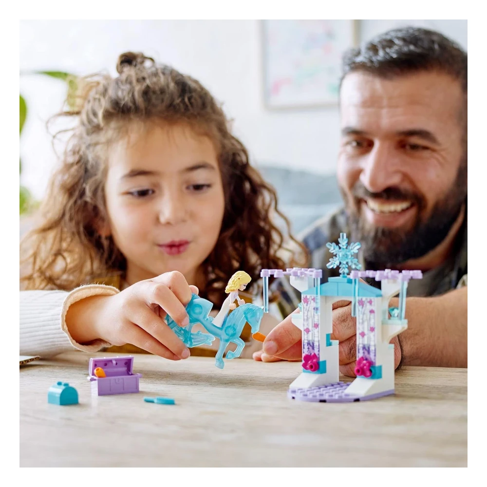 B09JKXK4M8_3.webp Lego Disney Princess Elsa And The Nokk's Ice Stable - Juguete de Construcción Disney Frozen Toy con Figura de Caballo de Juguete