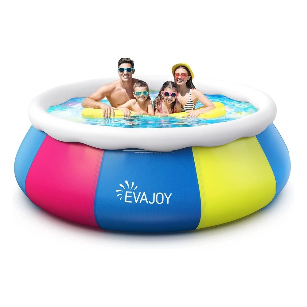 Piscina Evajoy - Piscina Sobre El Suelo de 10 x 30", Fácil de Instalar, Piscina Inflable
