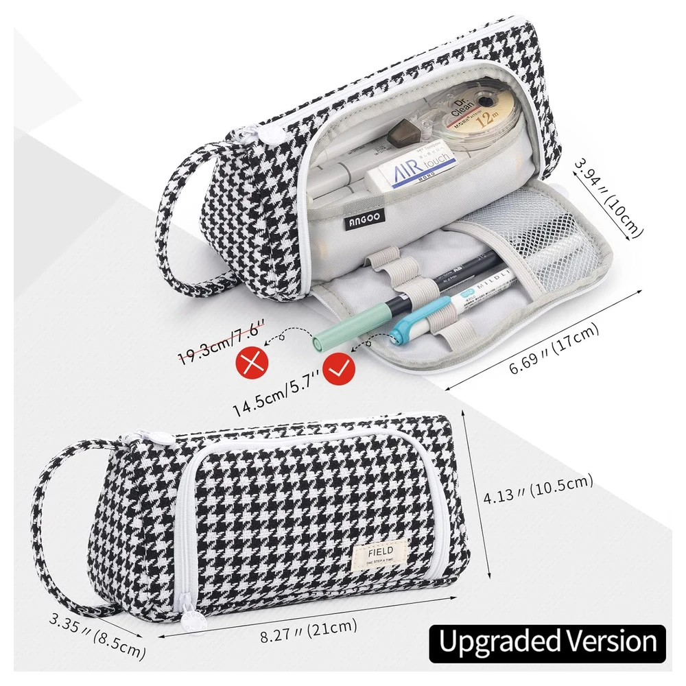 B09PBJ8Q5B_3.webp EASTHILL - ESTUCHE PARA LÁPICES DE GRAN CAPACIDAD ESCOLAR, OFICINA Y COLEGIAL PARA NIÑOS Y ADULTOS - NEGRO