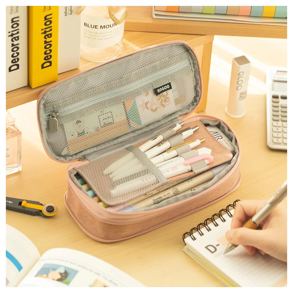 B09QM1Y54S_1.webp EASTHILL ESTUCHE PARA LÁPICES GRAN CAPACIDAD,BOLSA GRANDE PARA LÁPICES DE PAPELERÍA Y BOLÍGRAFOS PARA NIÑAS ADOLESCENTES-NARANJA