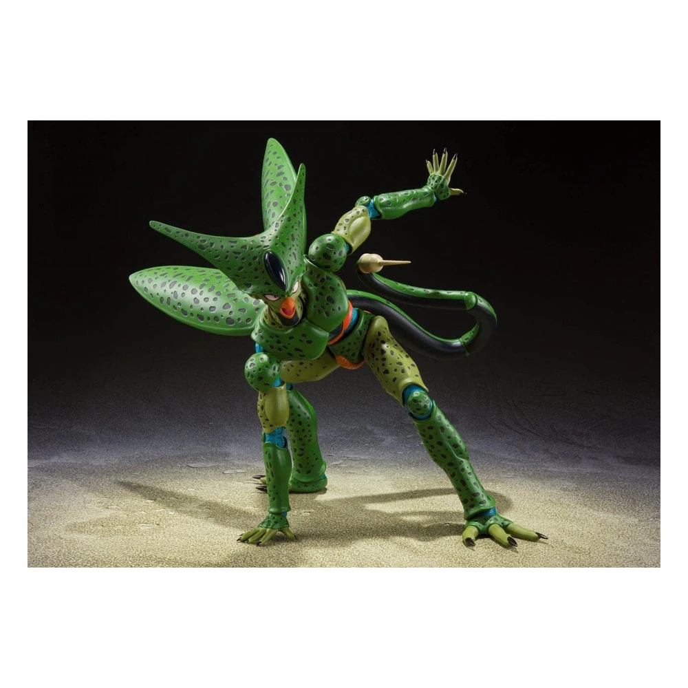 Tamashii Nations - Dragon Ball Z - Figura de Acción Cell First Form, Bandai Spirits S.H.Figuarts