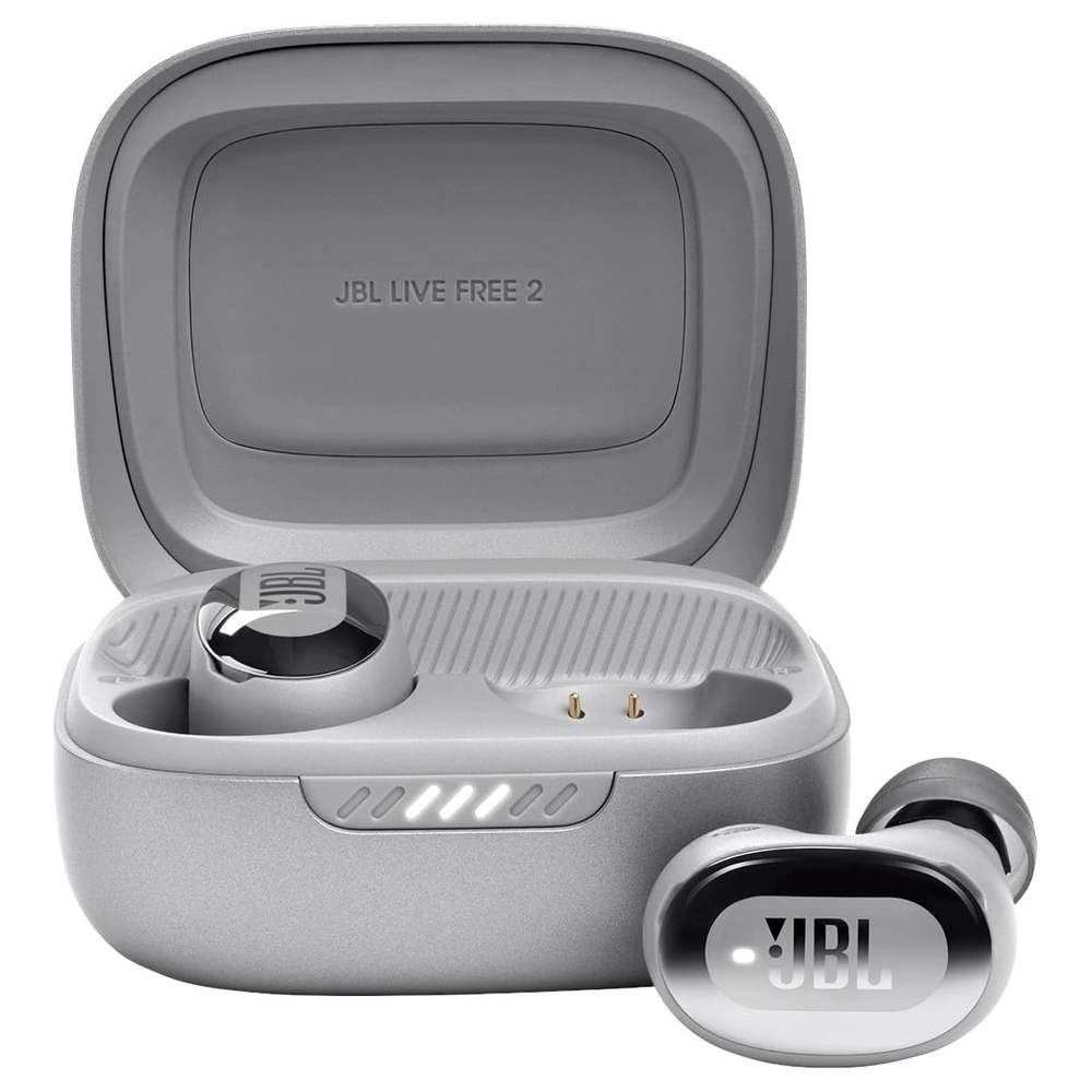 AUDÍFONOS INALÁMBRICOS LIVE FREE 2 JBL | PLATEADO