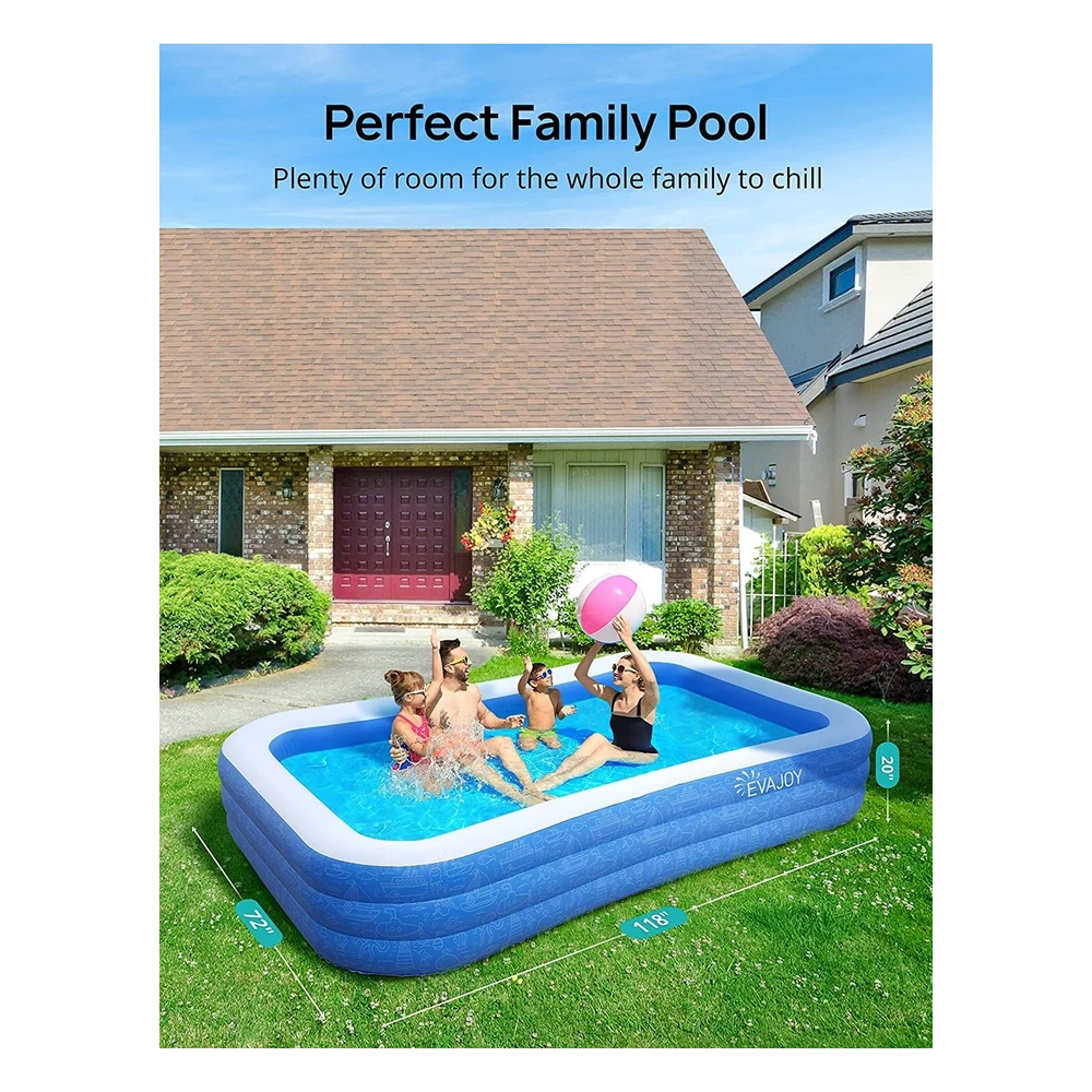 B09Y934LFJ_2.webp Evajoy - Piscina Inflable de 120 x 72 x 20 Pulgadas, Piscina de Tamaño Familiar Para Niños Y Adultos