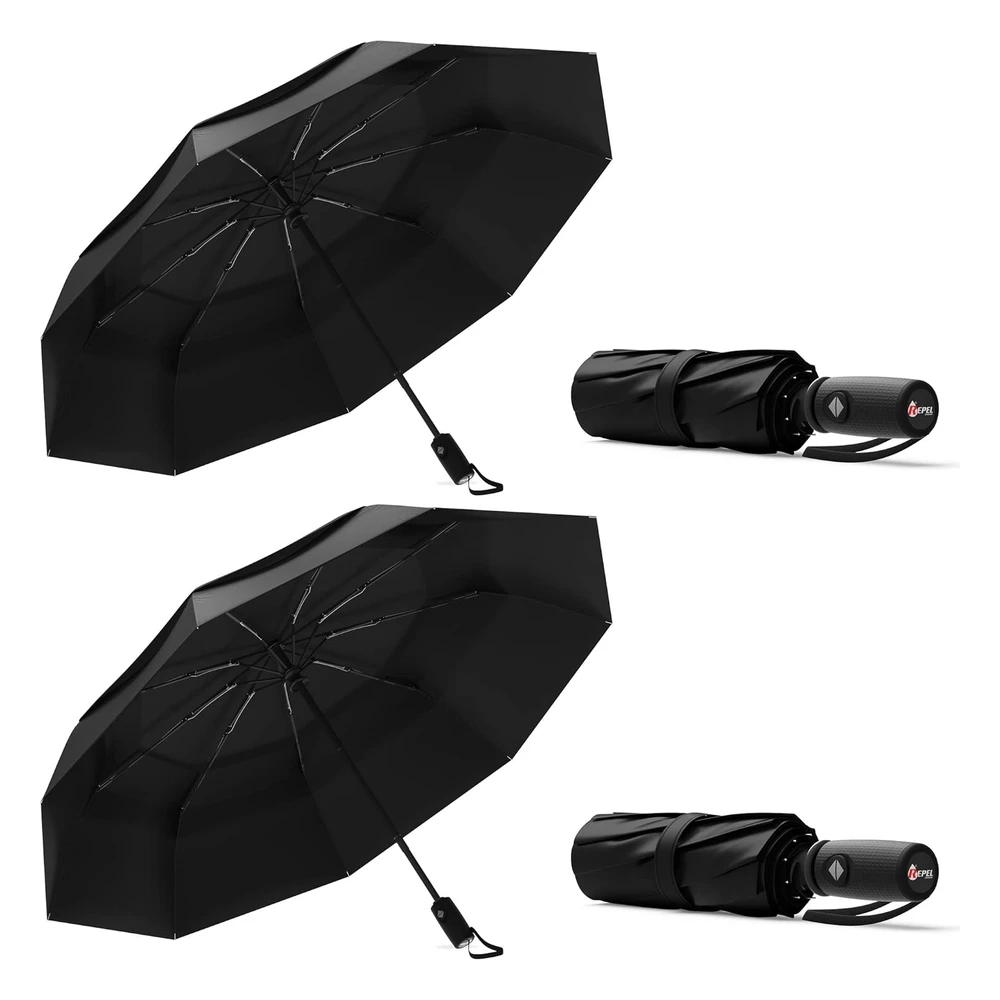 Repel Umbrella La Sombrilla de Viaje Portátil Original: Sombrilla Para La Lluvia a Prueba de Viento,Compacto Fuerte