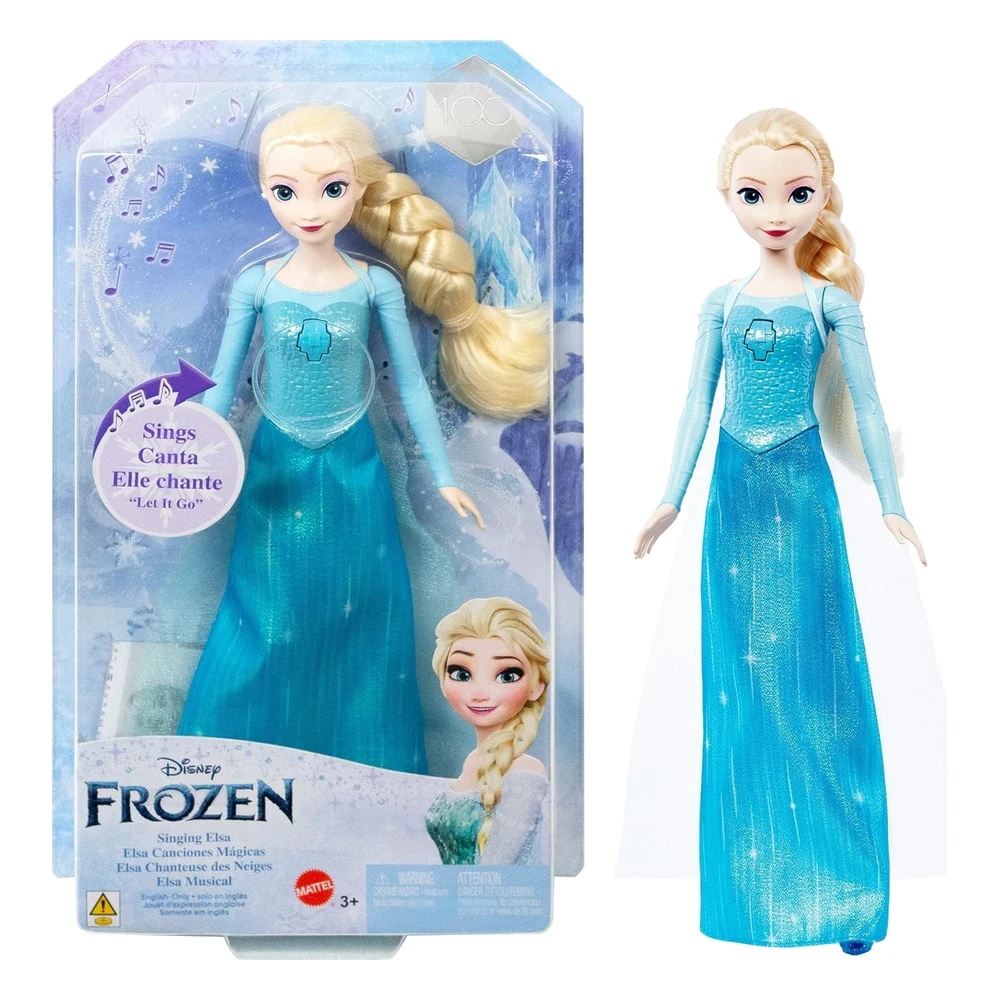 Disney Frozen By Mattel Disney Frozen Toys, Muñeca de Elsa Cantando con Ropa Exclusiva, Canta "Let It Go"