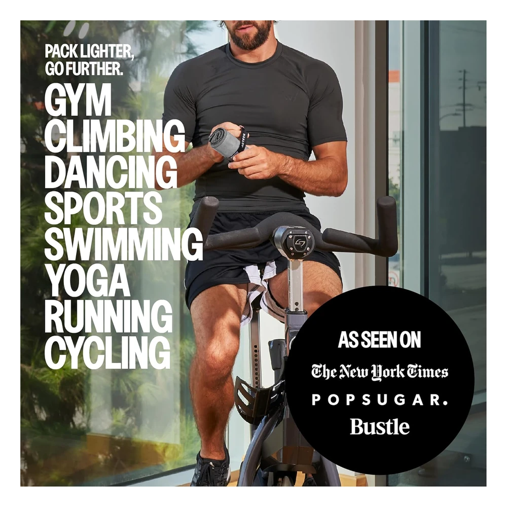 Acteon Toalla de Gimnasio de Microfibra de Secado Rápido, Mega Absorbente, Equipo de Entrenamiento Pequeño Para Hombres Y Mujeres