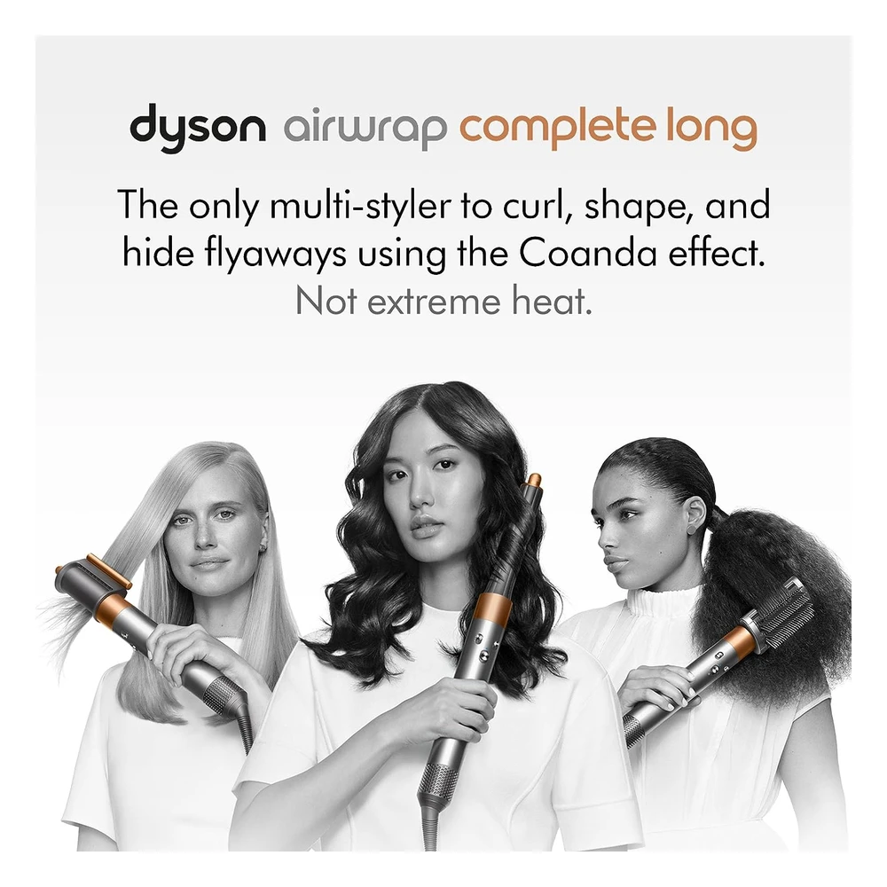 DYSON AIRWRAP - 220V RIZADORA, PLATEADO