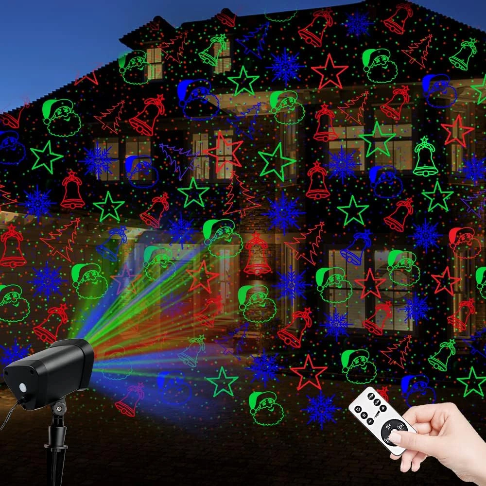 B0B636GB7S.webp PROYECTOR DE LUCES DE NAVIDAD PARA EXTERIORES CON 9 PATRONES ROJOS EN MOVIMIENTO