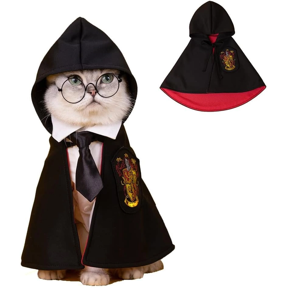 Disfraces para Perros y Gatos Capa Solo Capa - Talla M Rojo